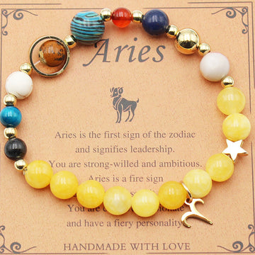 Eight Planets Twelve Constellation Morgan Stone Bracelet