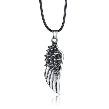 Stainless Steel Left Wing Casting Pendant