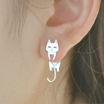 S925 Sterling Silver Stud Earrings Cute