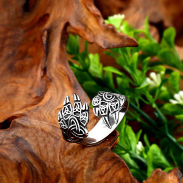 Asgard Crafted Handcrafted Stainless Steel Adjustable Ring