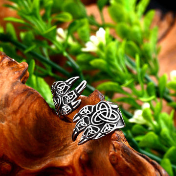 Asgard Crafted Handcrafted Stainless Steel Adjustable Ring