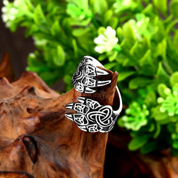 Asgard Crafted Handcrafted Stainless Steel Adjustable Ring