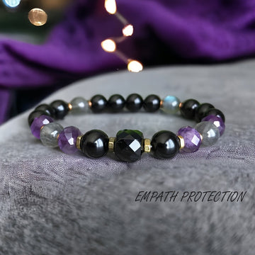 Versatile Obsidian 8Mm Beaded Bracelet Unisex