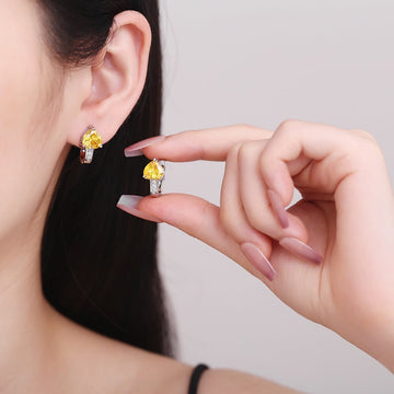 Loving Heart Zircon British Ear Clip