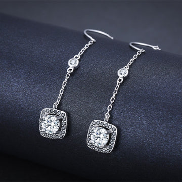 Light Luxury Long Copper Plated Zircon
