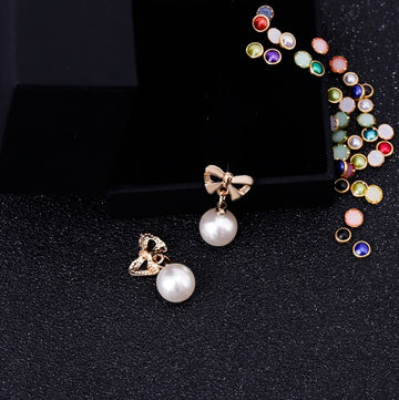 Hypoallergenic Heart Shaped Zircon Earrings Women'S