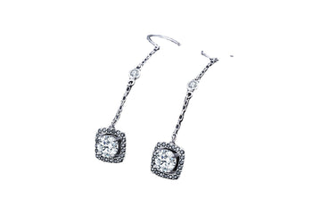Light Luxury Long Copper Plated Zircon