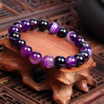 Natural Purple Stone Bracelet For Women