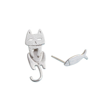 S925 Sterling Silver Stud Earrings Cute
