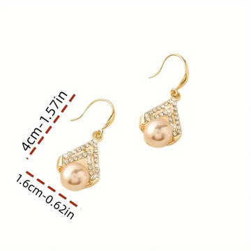 Fashion All Match Water Drop Pearl
