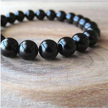 Black Onyx Bracelet For Women Geometric