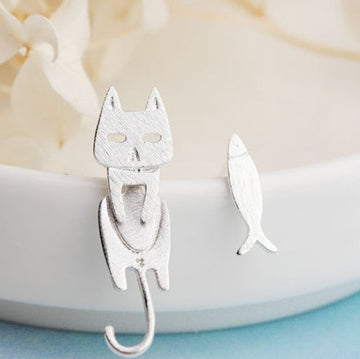 S925 Sterling Silver Stud Earrings Cute