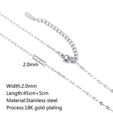 Stainless Steel Vacuum Plated 18K Gold