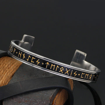 New Titanium Steel Viking Bracelet Adjustable