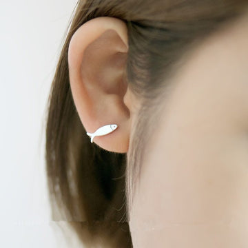S925 Sterling Silver Stud Earrings Cute