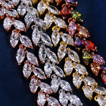 Fashion Horse Eye Zircon Bracelet For