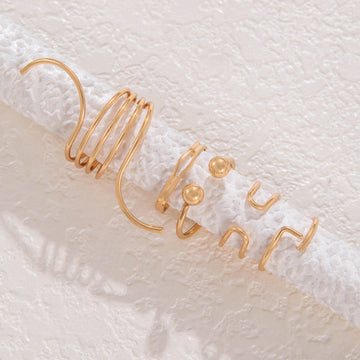 European And American Cool Style Simple Ring