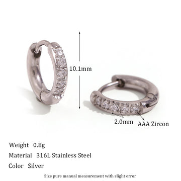 Women'S Fashion Titanium Steel Rounded Edge