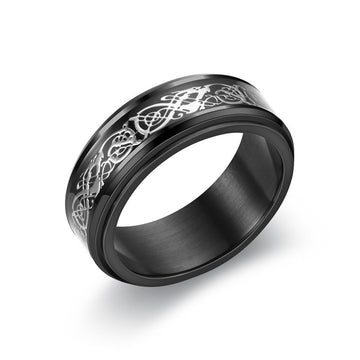 Personality Ring Titanium Steel Hip Hop