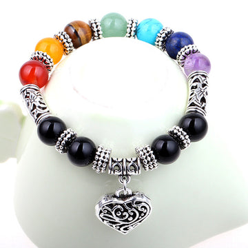 Seven Chakra Yoga Energy Bracelet Adjustable