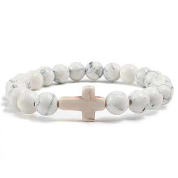 Blue Turquoise Cross Bracelet Unisex National