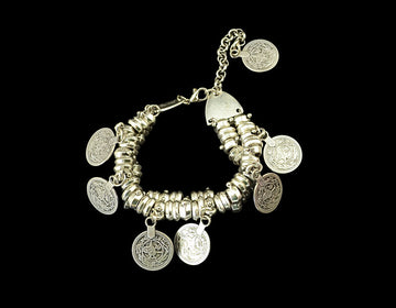 Coin Short Bracelet And Anklet Dual