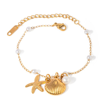 Fashion Jewelry 18K Gold Stainless Steel Bracelet