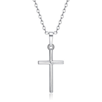 Fashion Simple Cross Pendant Necklace For