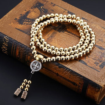 Stainless Steel Thunderbolt Beads Necklace Modern
