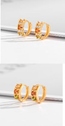 Fashion Multi Style Square Crystal Zircon