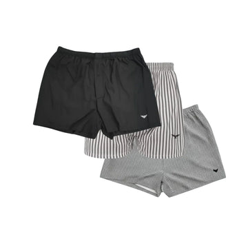 Men's Pacific Eagle Boxers 3 Pack Assorted M-2XL Cotton Poly Blend