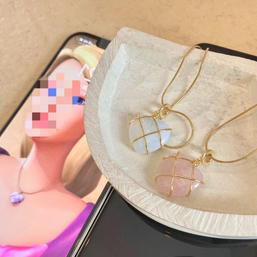 Fashion Moonstone Necklace For Cartoon Princess