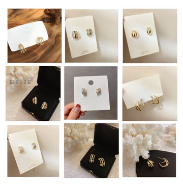 Retro Temperament All Match Earrings Vintage