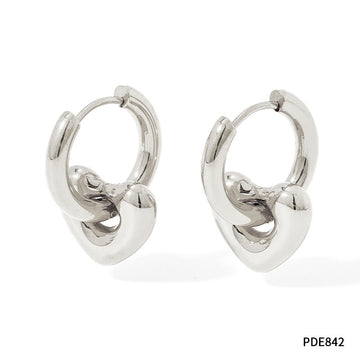 Xingx Stainless Steel Glossy Geometry Earrings