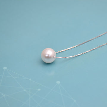 S925 Sterling Silver Fashion Pearl Short Necklace