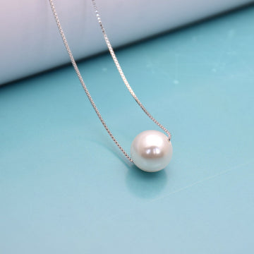 S925 Sterling Silver Fashion Pearl Short Necklace