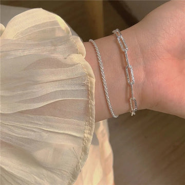 Starry Bracelet Sparkling Cauliflower Anklet Women'S