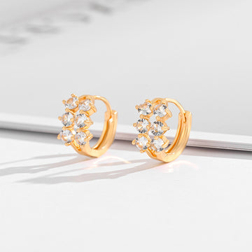 Fashion Multi Style Square Crystal Zircon