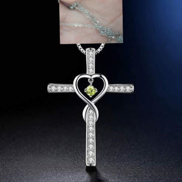 Infinity Love God We Trust Christian Necklace