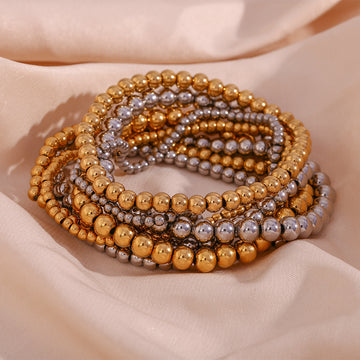 Niche Vintage Stainless Steel Plated 18K Bracelet