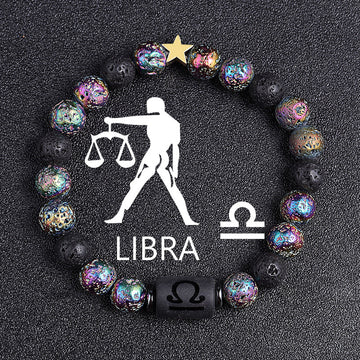 European And American Twelve Constellation Natural Bracelet