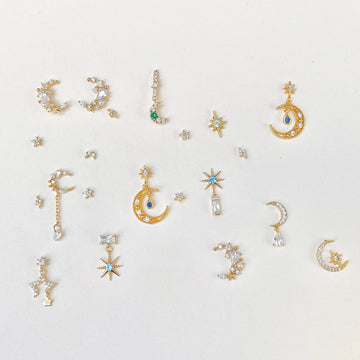 Romantic Star And Moon Series Butterfly