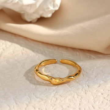 European And American Fashion Simple Light Ring