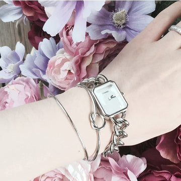 Knotted Knot O Type Metal Openwork Bracelet