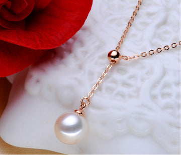 Ladies Adjustable Y Shaped Pearl Necklace