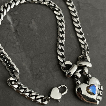 Heart Sweater Necklace Women'S Geometric Thai