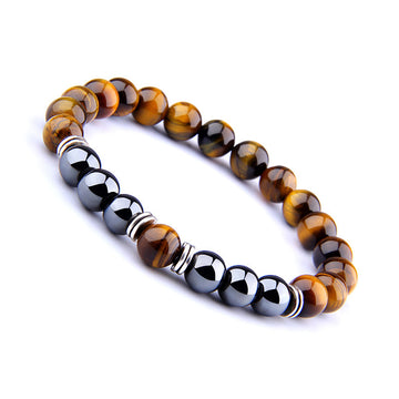 Explosion Style Yellow Tiger Eye Bracelet