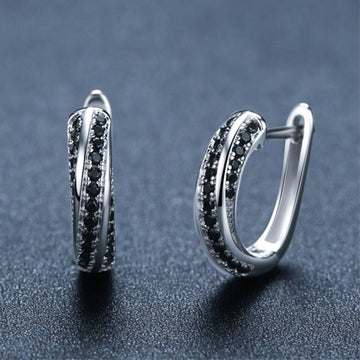 Copper Inlaid Zircon Women'S U Shaped
