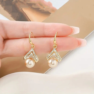 Fashion All Match Water Drop Pearl
