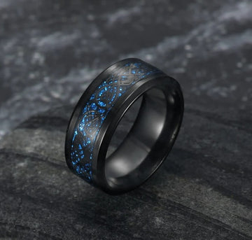Asgard Crafted Basilisk Scale Vintage Wedding Ring
